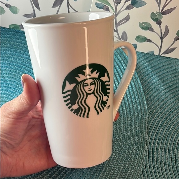 Starbucks White Ceramic Mug 16 fl oz EUC Cozy Fall Mug - Picture 14 of 17